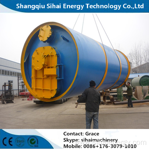 380V Voltage Tire Recycling Pyrolysis Plant